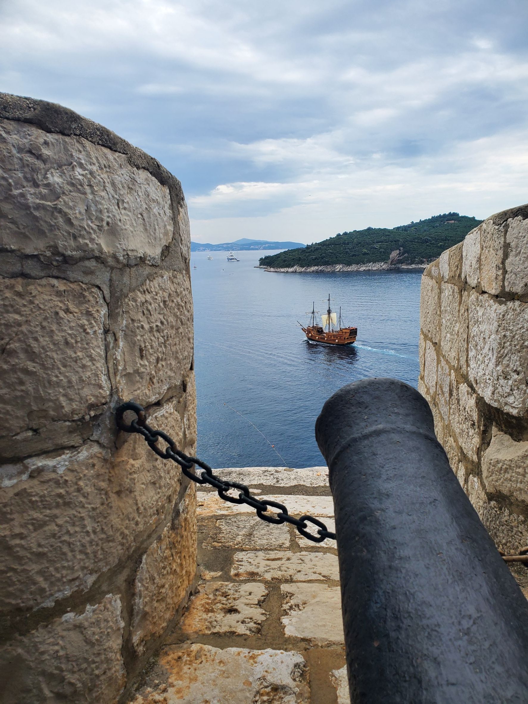 Pirate Ship on the Adriatic Sea